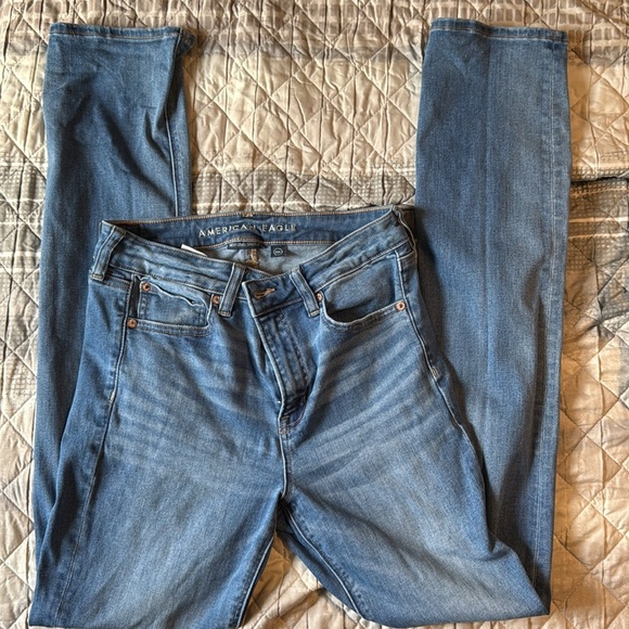 Out of Stock American Eagle The Stacked Hi-Waist Skinny Jeans - Picture 3 of 7